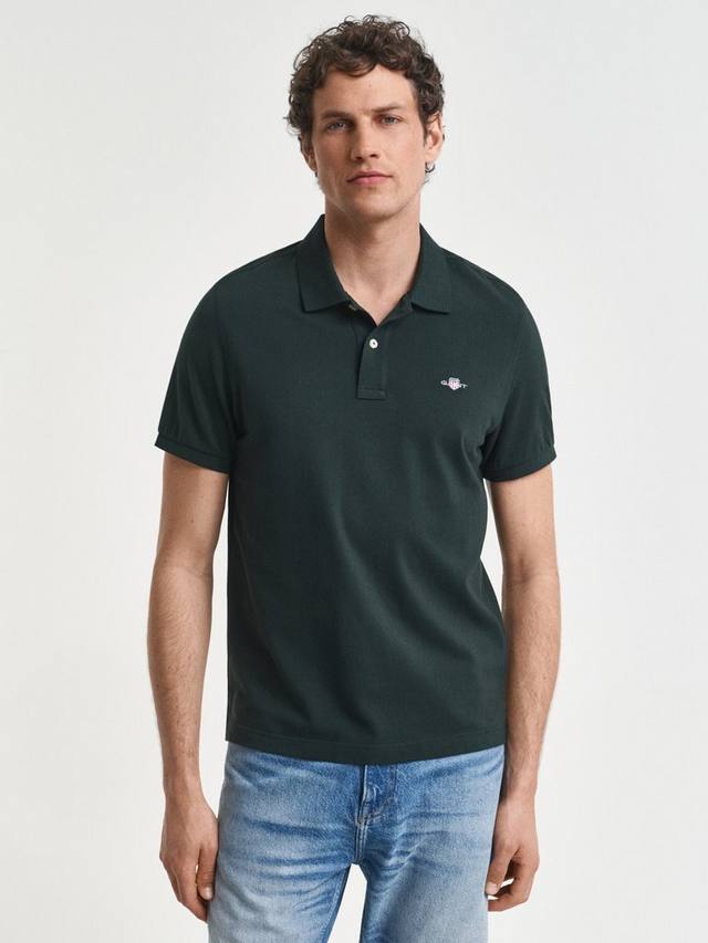 

Хлопковая поло с коротким рукавом GANT