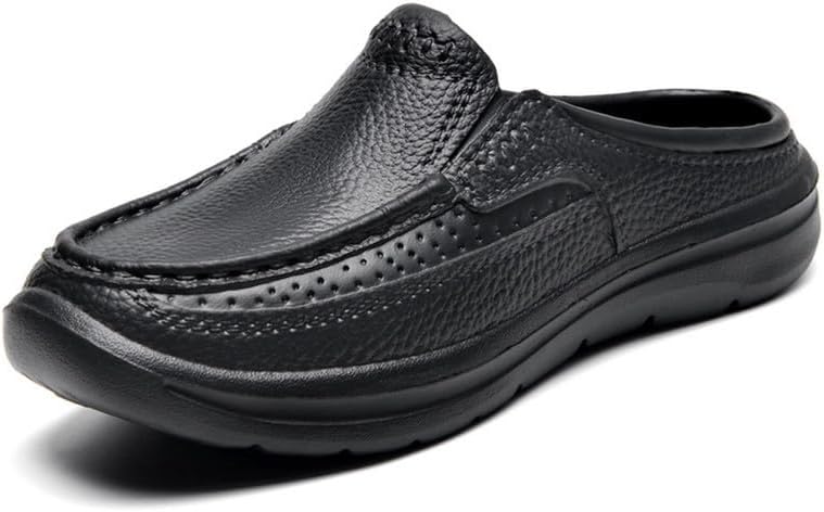 

Мужские сабо-сандалии для сада, удобные, с противоскользящей подошвой, спортивные водонепроницаемые обувь для прогулок на улице Dhovor, черный