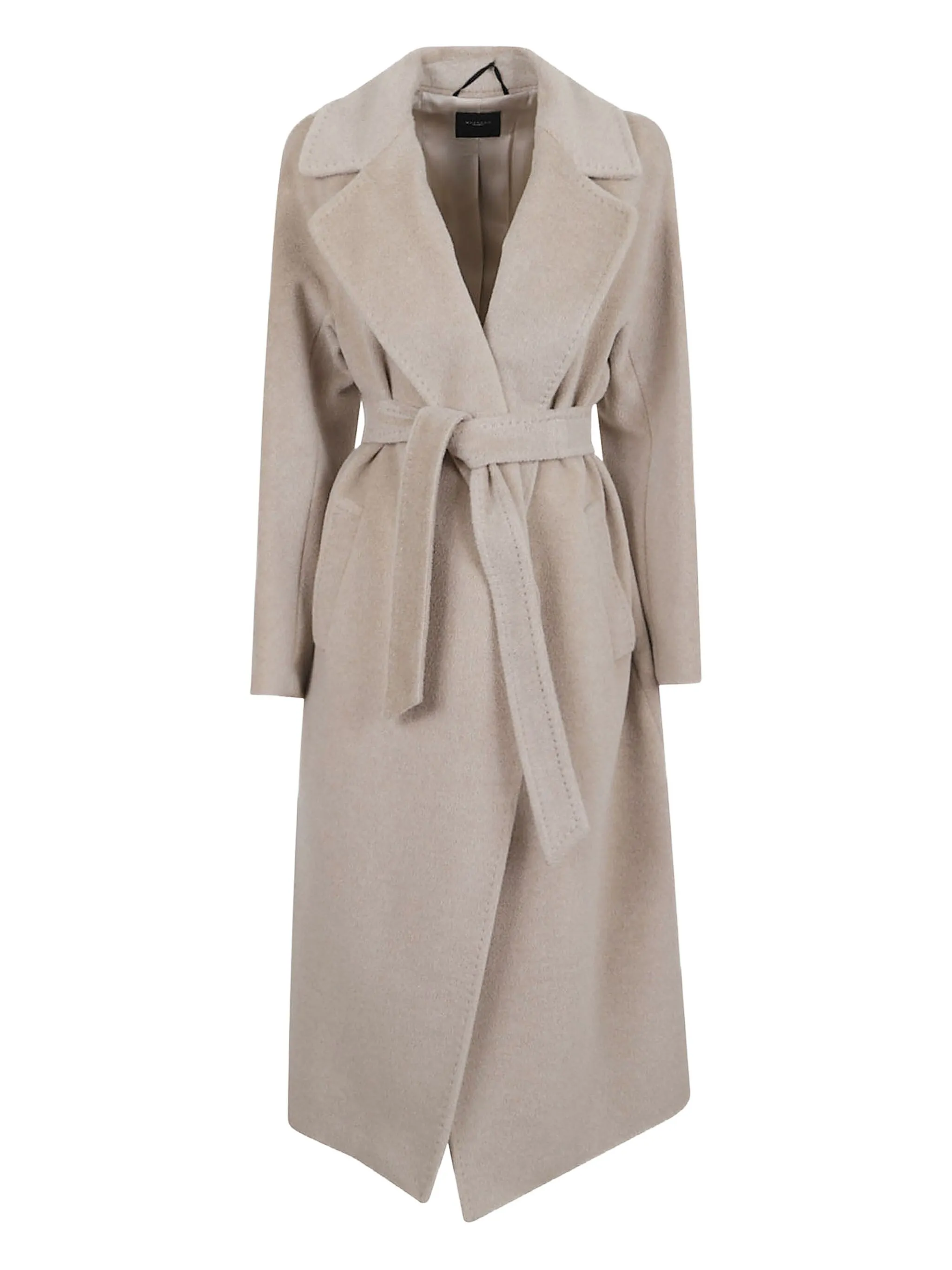 

Пальто Tempera с поясом Weekend Max Mara, бежевый