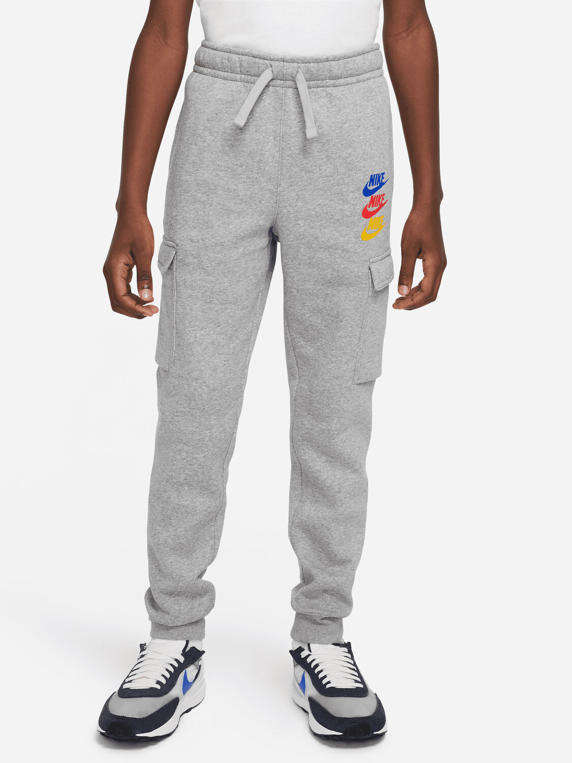 

Спортивные брюки Nike B NSW SI FLC CARGO BB, серый