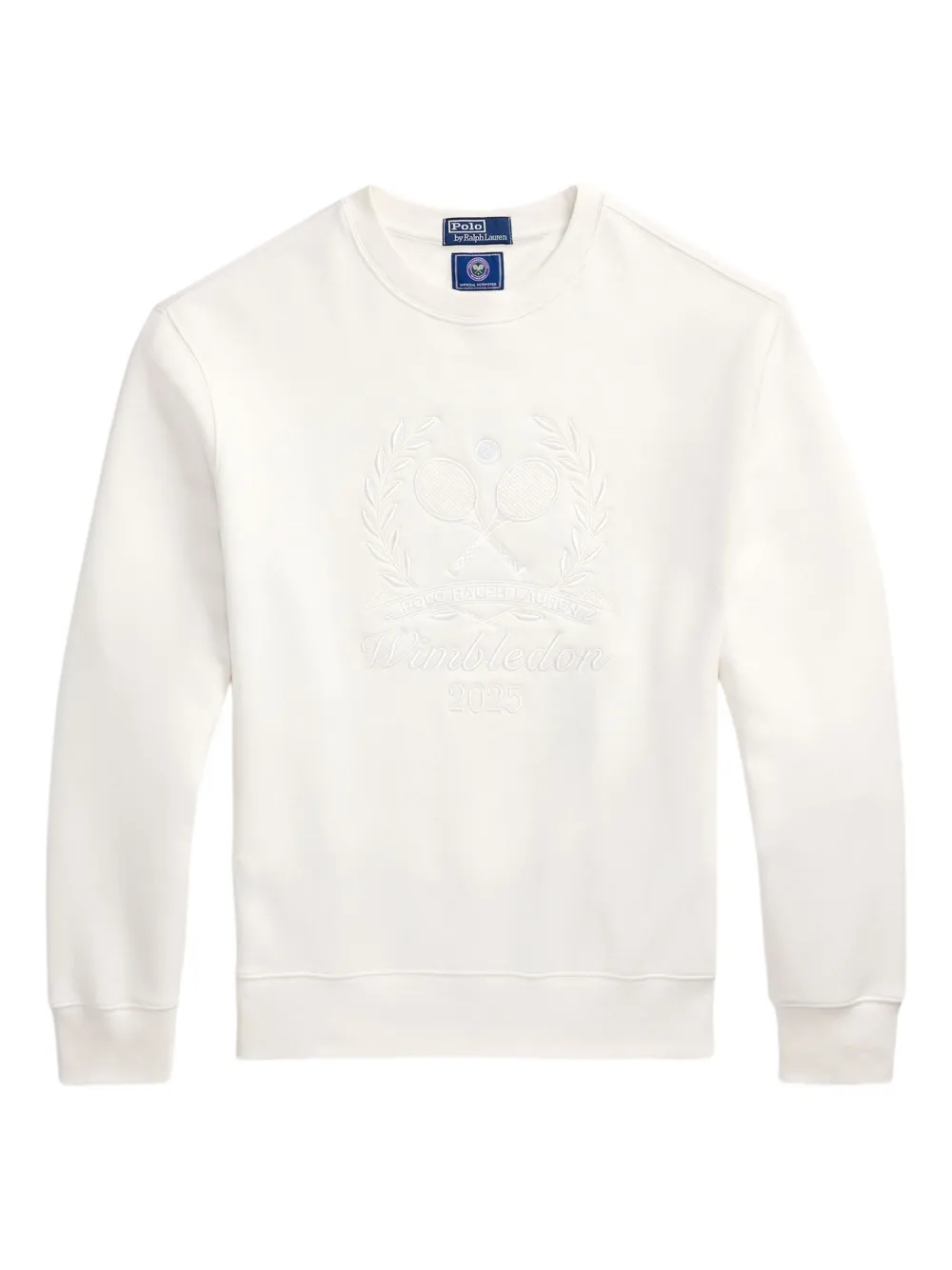 

Толстовка с вышивкой из коллаборации с Wimbeldon POLO RALPH LAUREN, белый