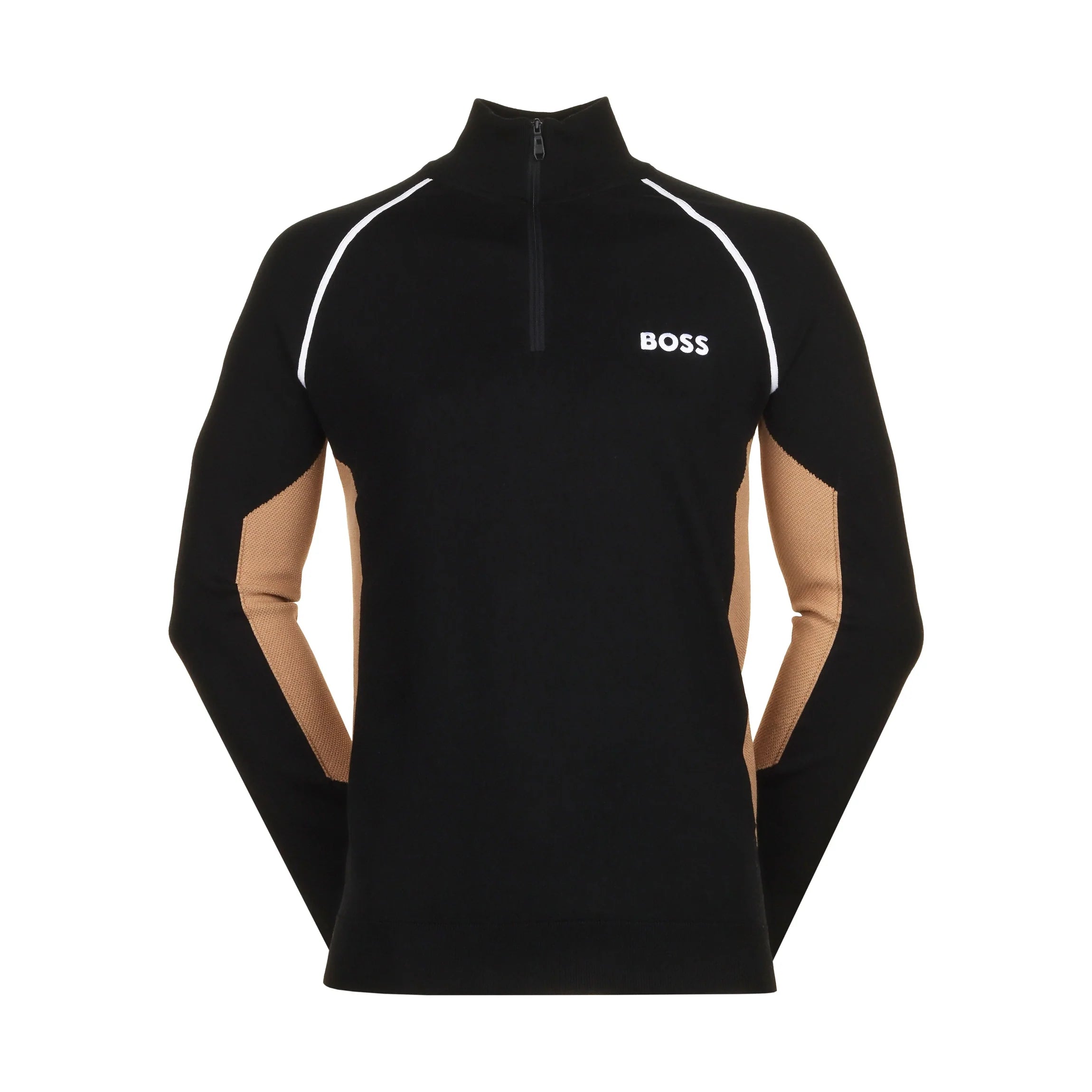 

Мужская толстовка Hugo Boss Hydro-X Quarter Zip, черная