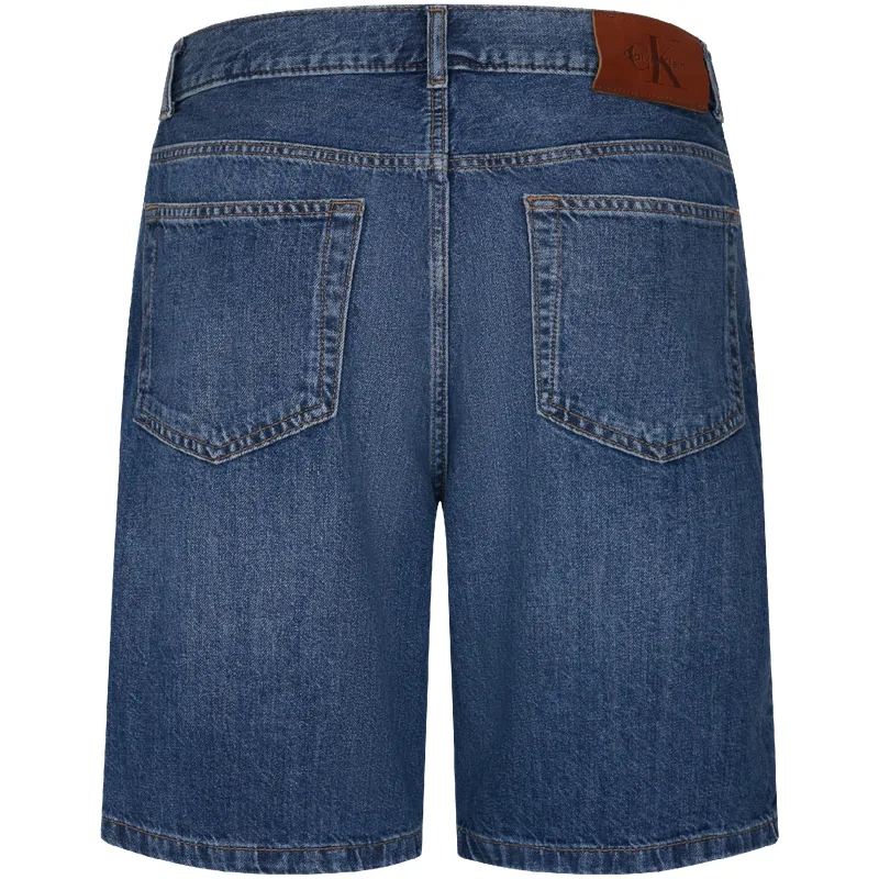 Джинсовые шорты мужские Calvin Klein, V84-Denim Dark Blue — фото 3