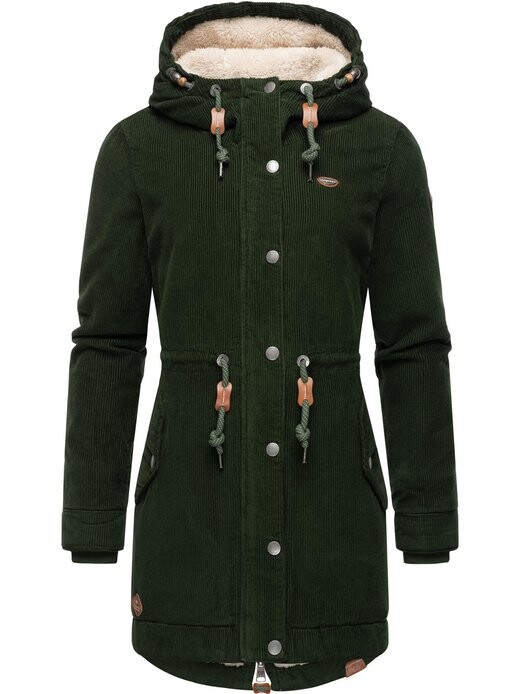 

Зимняя куртка canny вельвет Ragwear, зеленый