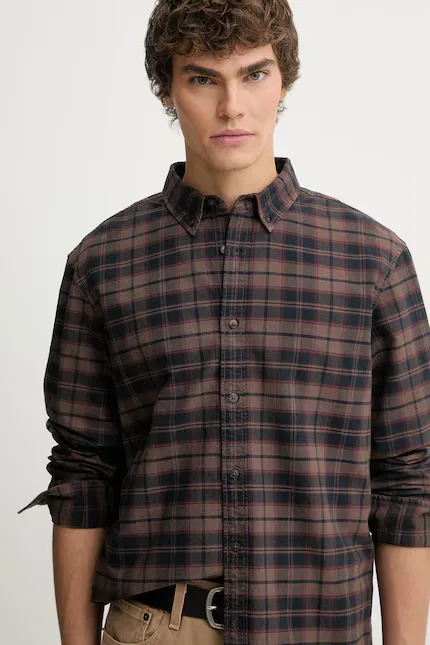Рубашка с узором AUTHENTIC BUTTON DOWN Levi's, коричневый — фото 4