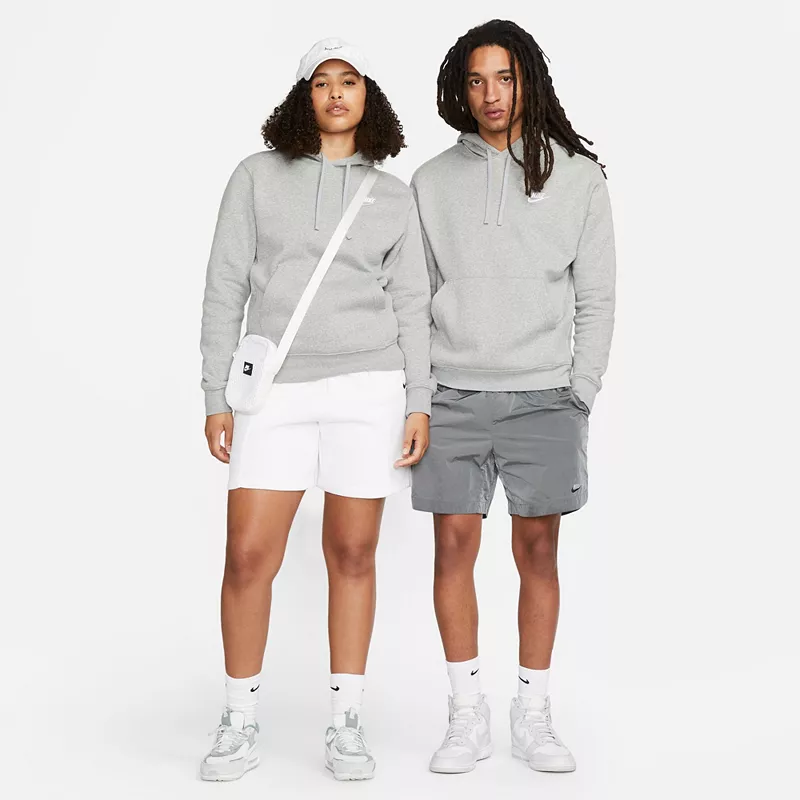 

Мужская флисовая худи Nike Sportswear Club, цвет Dk Grey Heather/DarkSteel