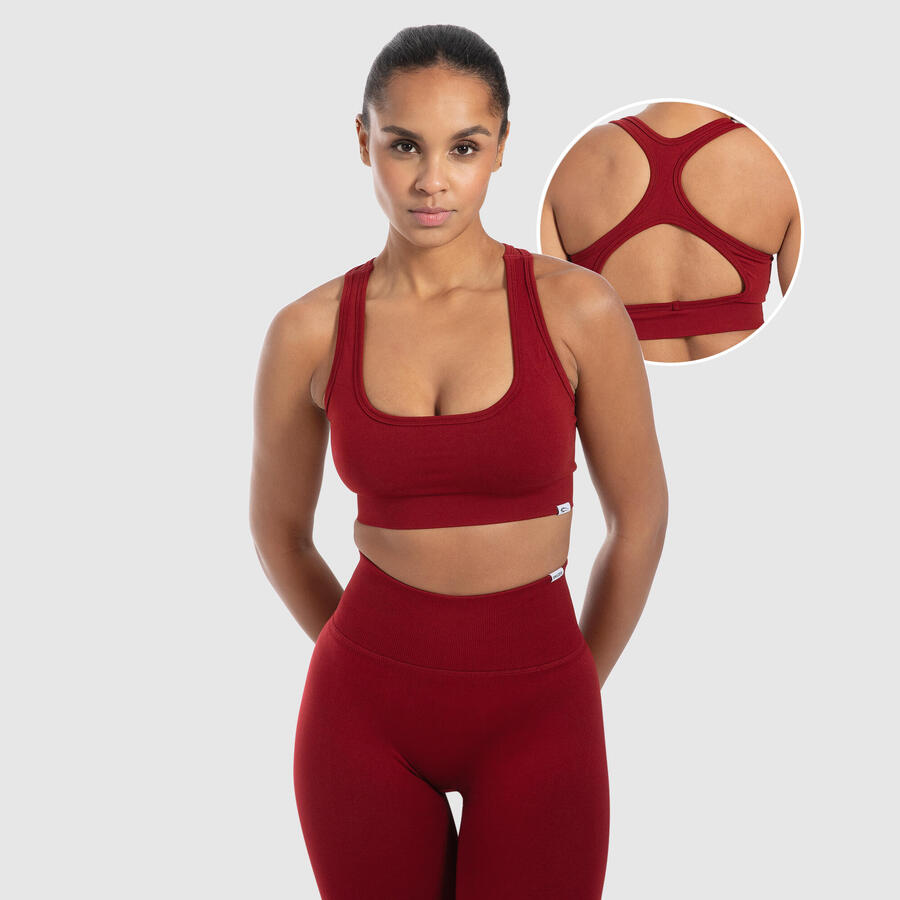 

SMILODOX Женский спортивный бюстгальтер Louisa Bordeaux