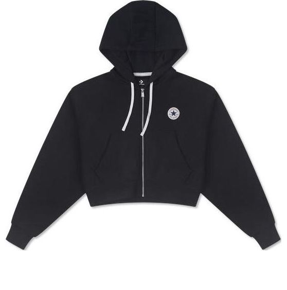 

Толстовка retro chuck hoodie 'black' Converse, черный