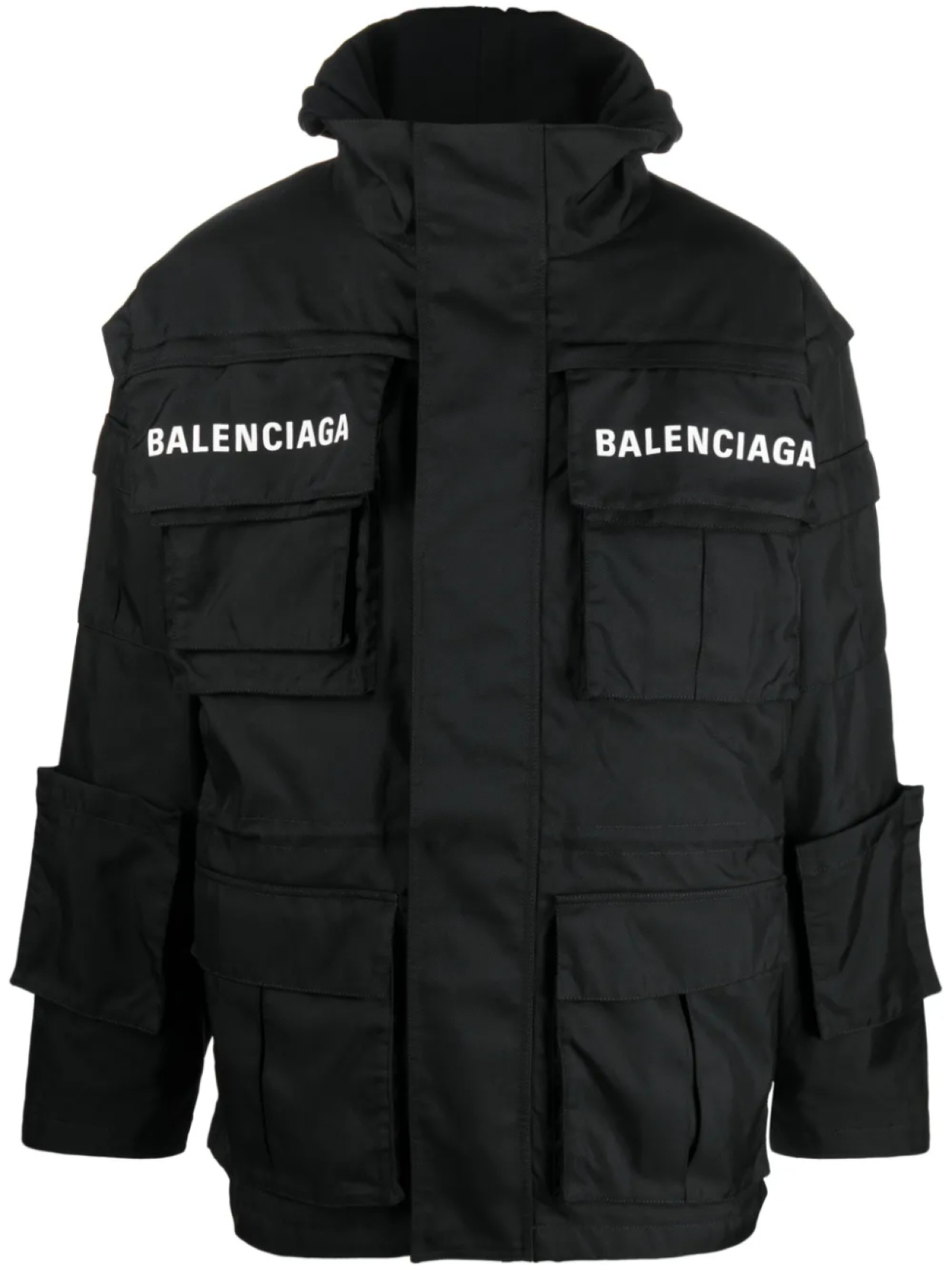 

Парка с логотипом Balenciaga, черный