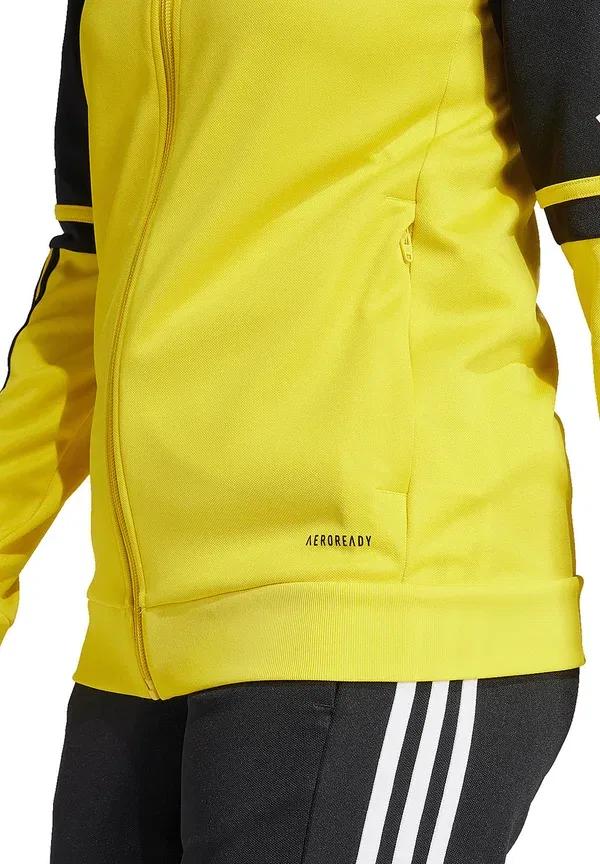 Толстовка на молнии Squadra25 Adidas Performance, жёлто-чёрно-белая — фото 3