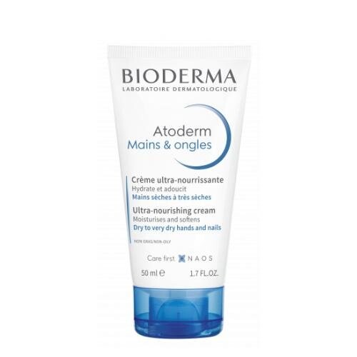 

Крем для рук, 50 мл Bioderma Atoderm, Mains Ongles