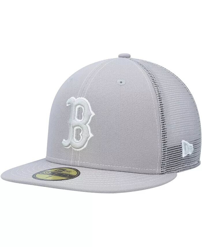 

Мужская серая бейсболка Boston Red Sox 2023 для тренировки мяча на поле 59FIFTY New Era