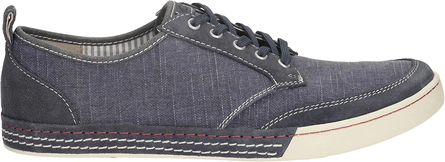 Мужские кроссовки Clarks Slaten Edge, Blue Denim Canvas — фото 3