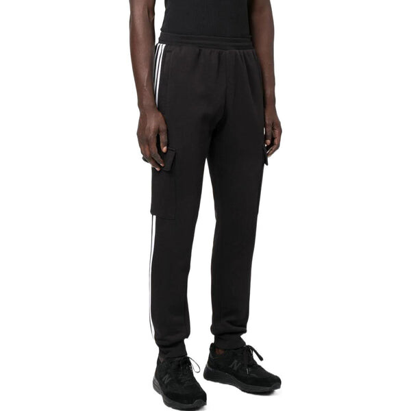 Спортивные штаны Men's adidas originals Solid Color Logo Printing Cargo Bundle Feet Sports Pants/Trousers/Joggers Black, черный — фото 3