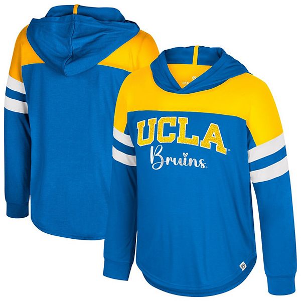 Детская худи с длинным рукавом ucla bruins reflection синего цвета Colosseum — фото 2