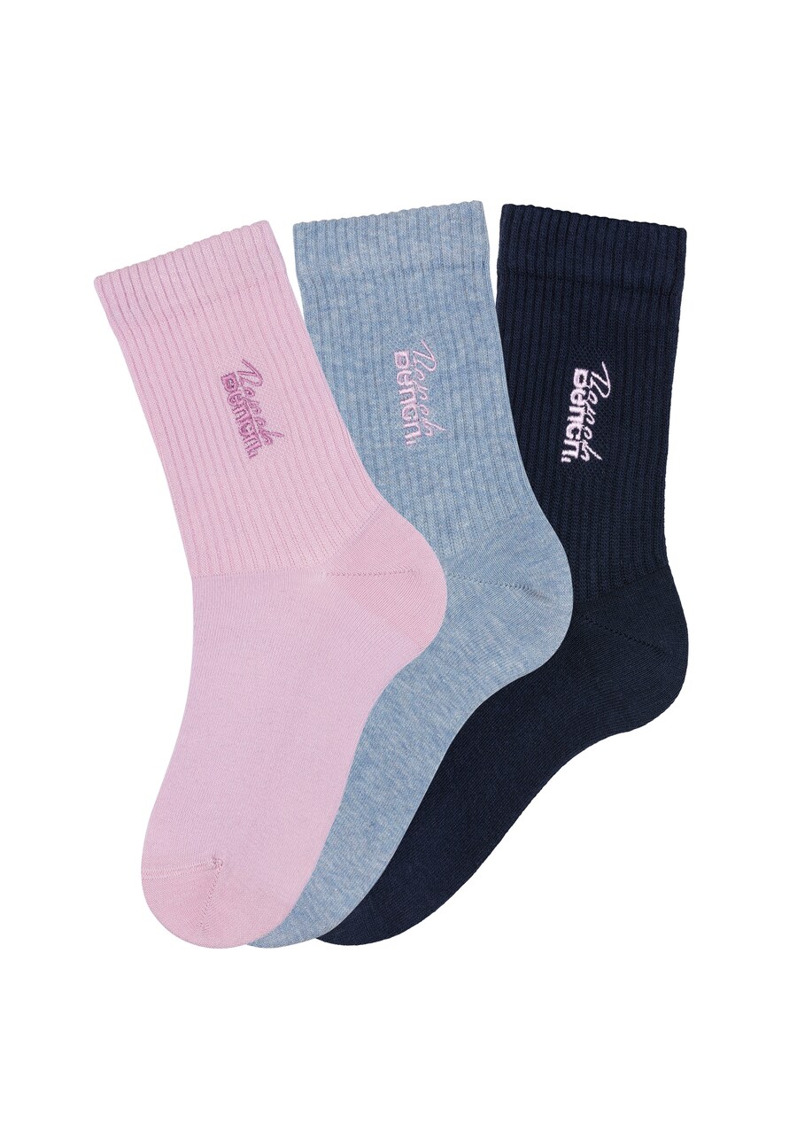 

Носки BENCH, цвет Navy/mottled blue/Light pink