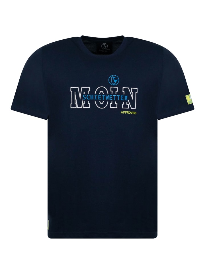 

Темно-синяя футболка SCHIETWETTER Didrik Dösbaddel, Синий, Темно-синяя футболка SCHIETWETTER Didrik Dösbaddel