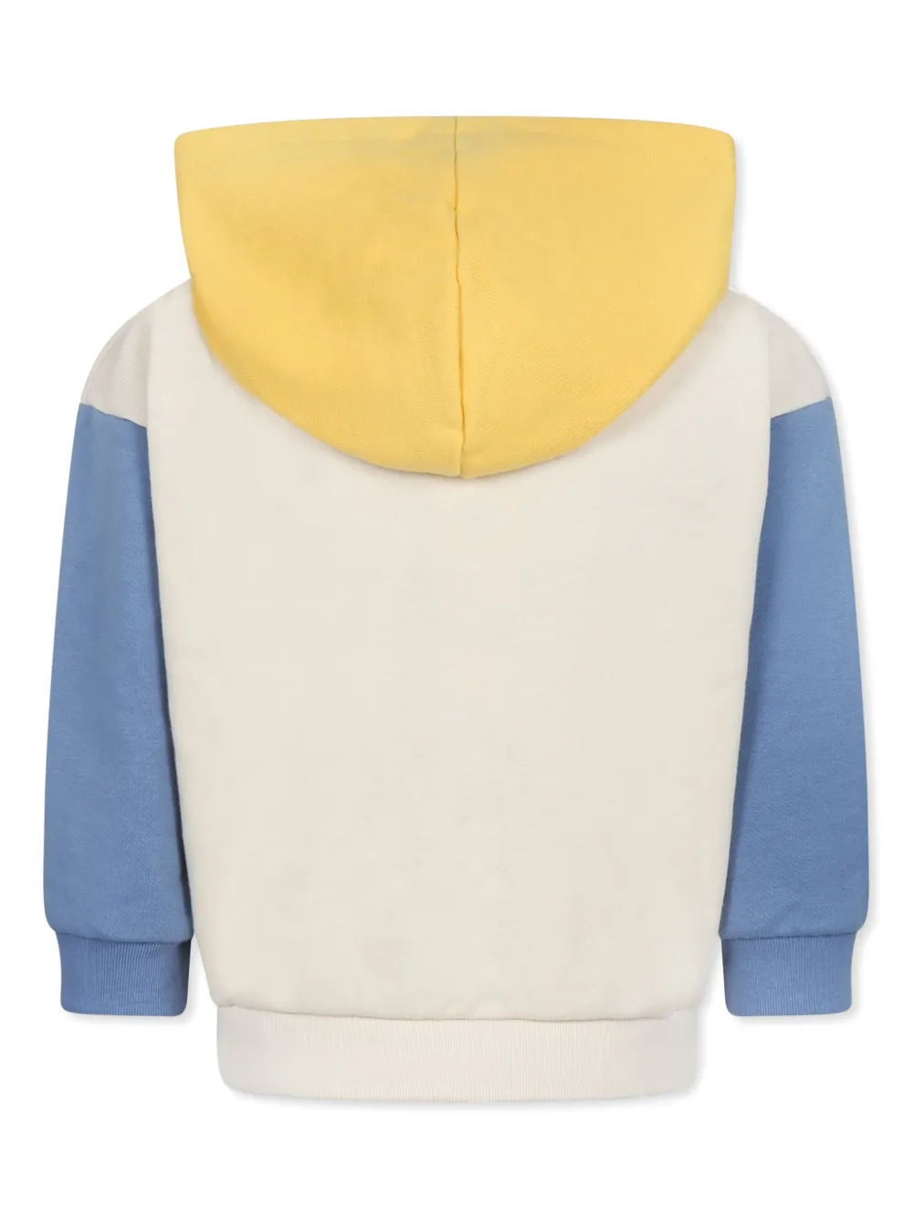 Худи в стиле колор-блок Petit Bateau, светло-бежевый — фото 2