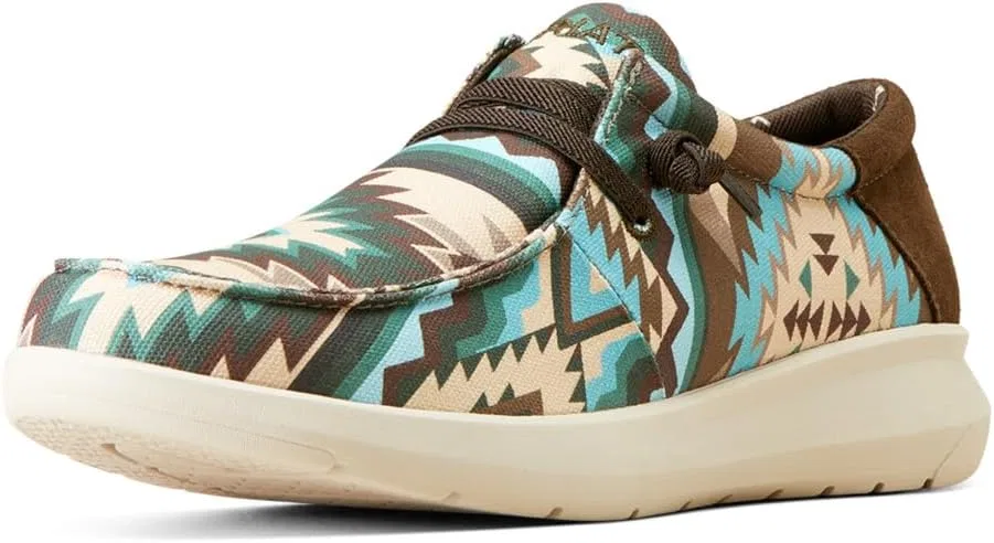 Джинсы с принтом Ariat, Синий Southwest Print/Темный деним