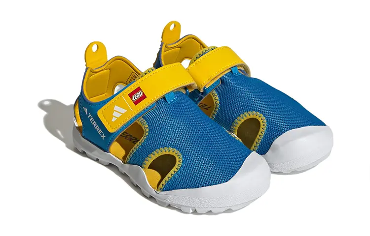 Детские сандалии Captain Toey Kids Синие/желтые Adidas, синий/желтый — фото 3