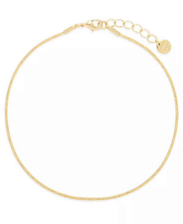 

Женский браслет на лодыжку с лилией Brook & York, gold