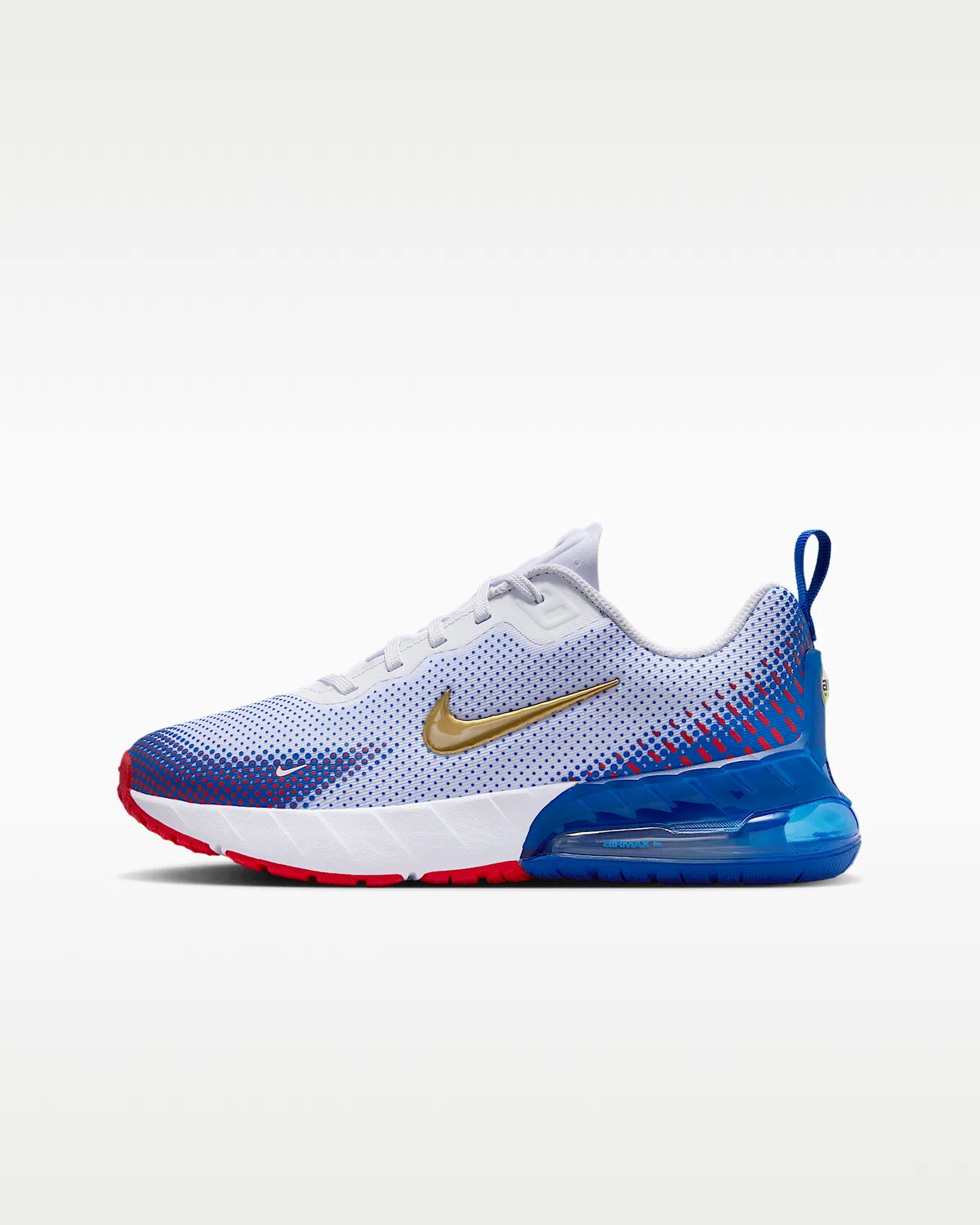 Кроссовки Nike Air Max Phoenix для детей, White/Game Royal/University Red/Metallic Gold