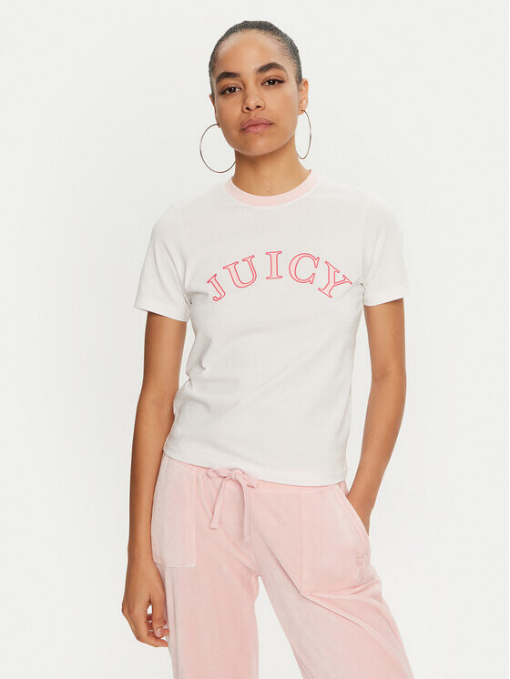 

Футболка стандартного кроя Juicy Couture, белый
