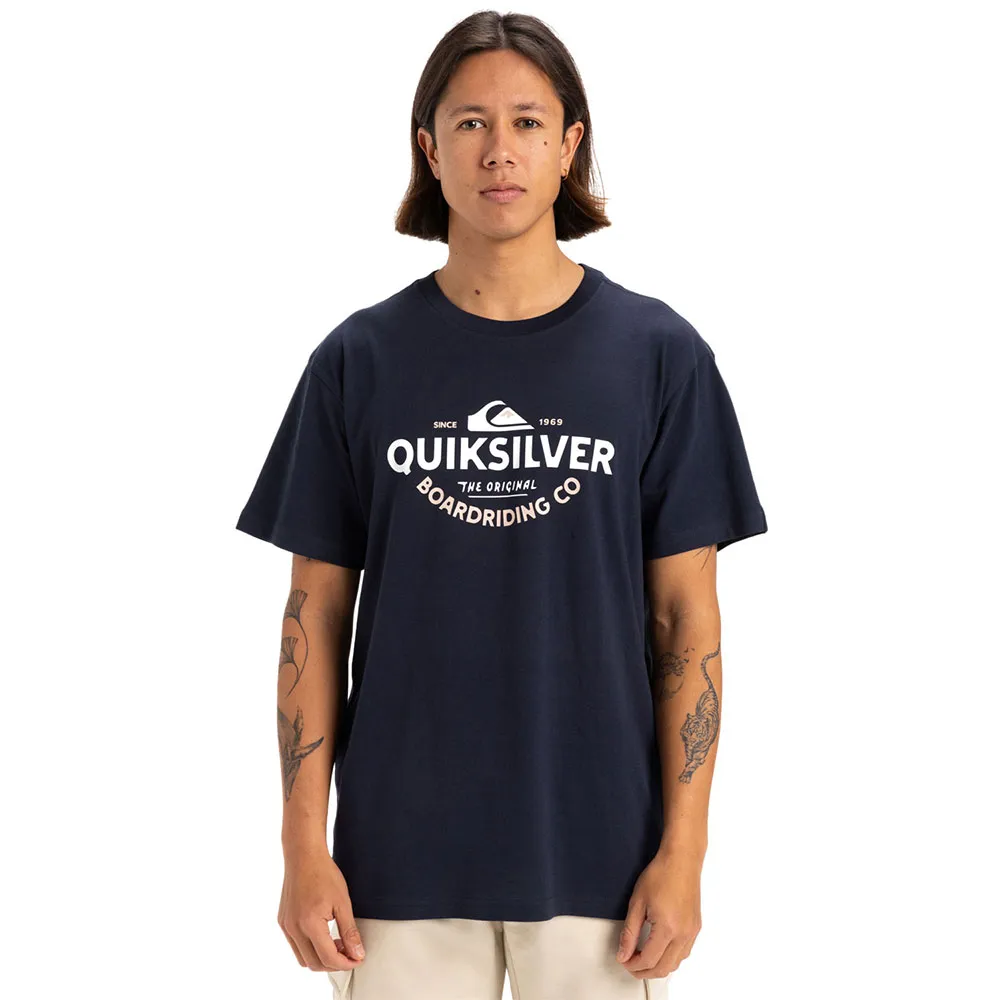 

Футболка с коротким рукавом Quiksilver Typed Out, синий
