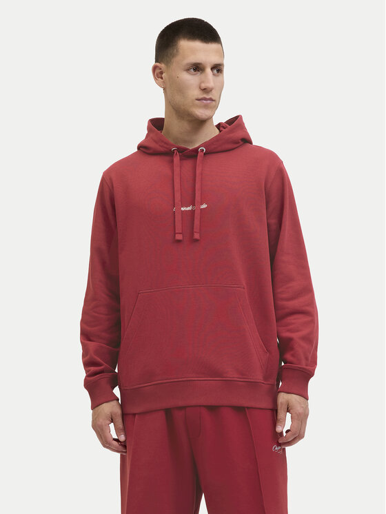 

Свитшот relaxed fit Norrebro 12282861 Jack&Jones, красный