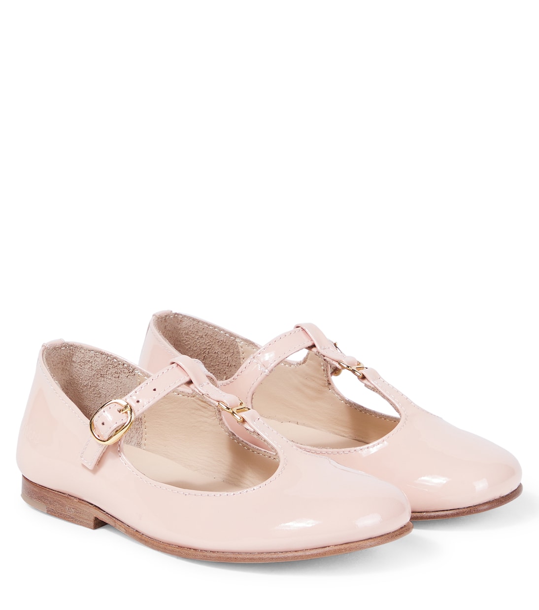 

Кожаные балетки Chloé Kids, Petal Pink