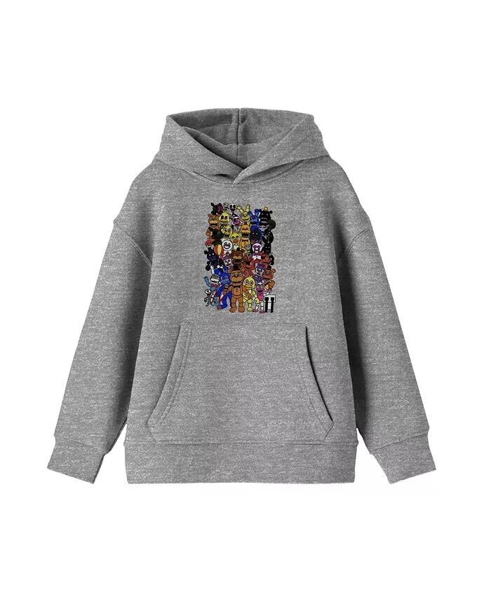 

Толстовка для мальчиков Animatronic Characters Heather Grey-XL Five Nights At Freddy's, серый