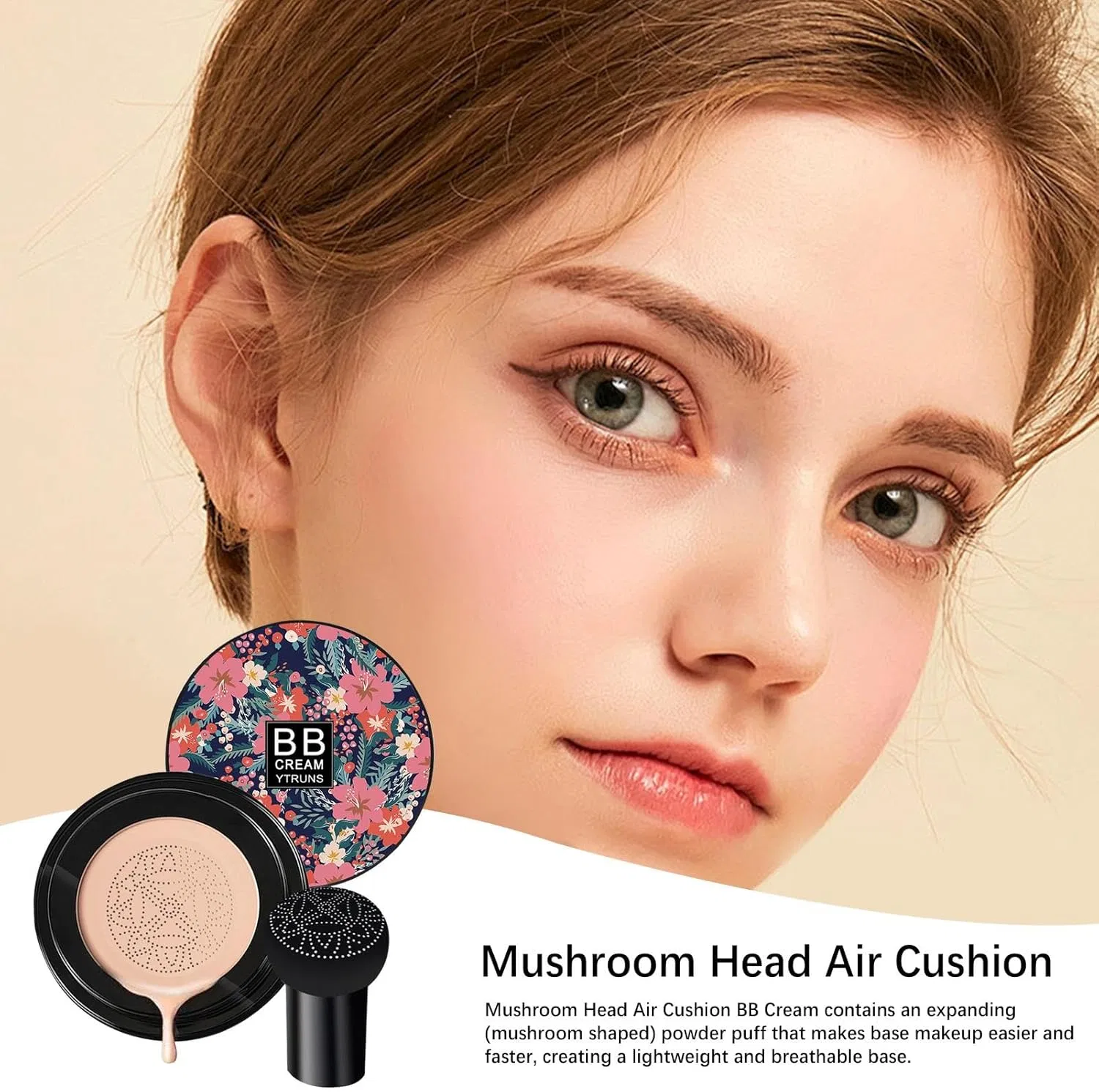 BB-крем Air Cushion CC Cream, увлажняющий, Natural Color, 15 мл — фото 2