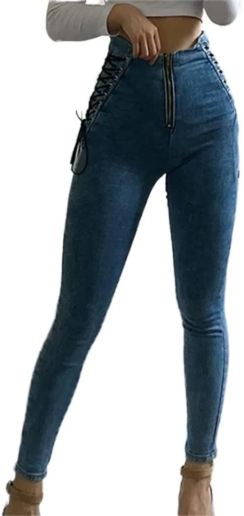 

Джинсы High Waist с цепочкой GSGRTYJIO