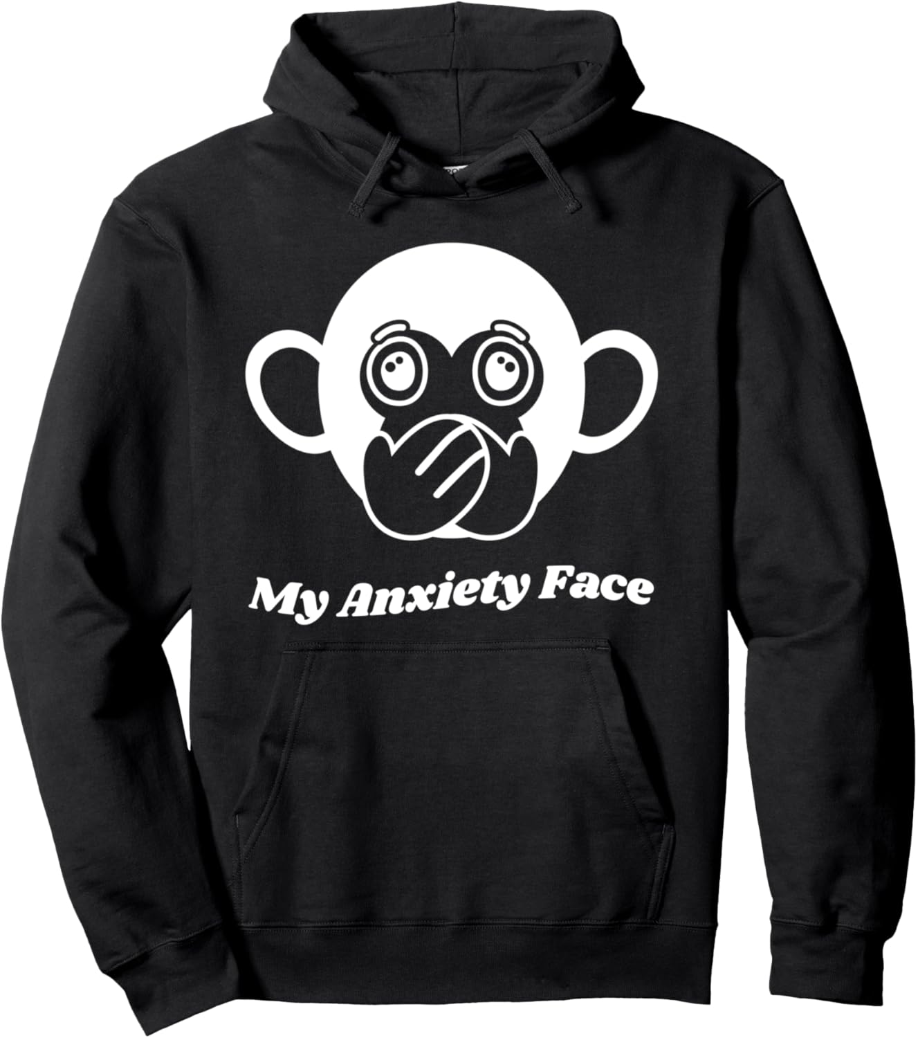 

Забавная милая толстовка с изображением тревожной обезьянки, черная Anxiety Awareness Cute Monkey Souvenir, Черный, Забавная милая толстовка с изображением тревожной обезьянки, черная Anxiety Awareness Cute Monkey Souvenir