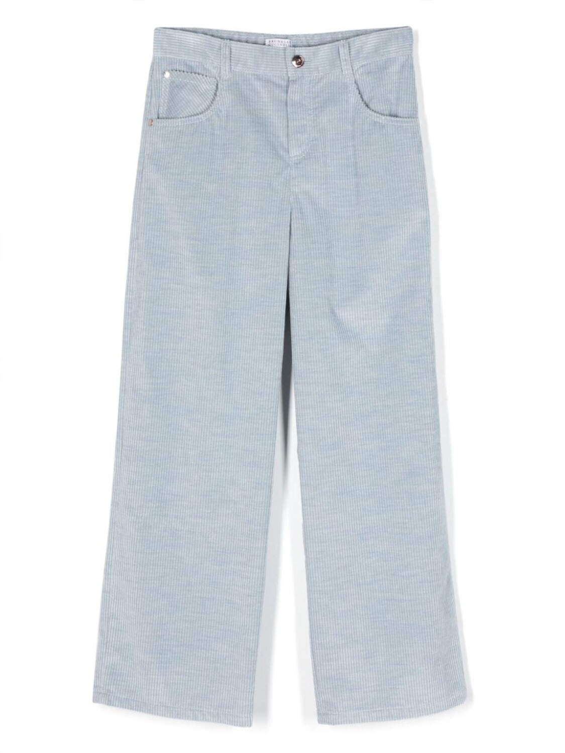 

Brunello Cucinelli Kids вельветовые брюки, синий