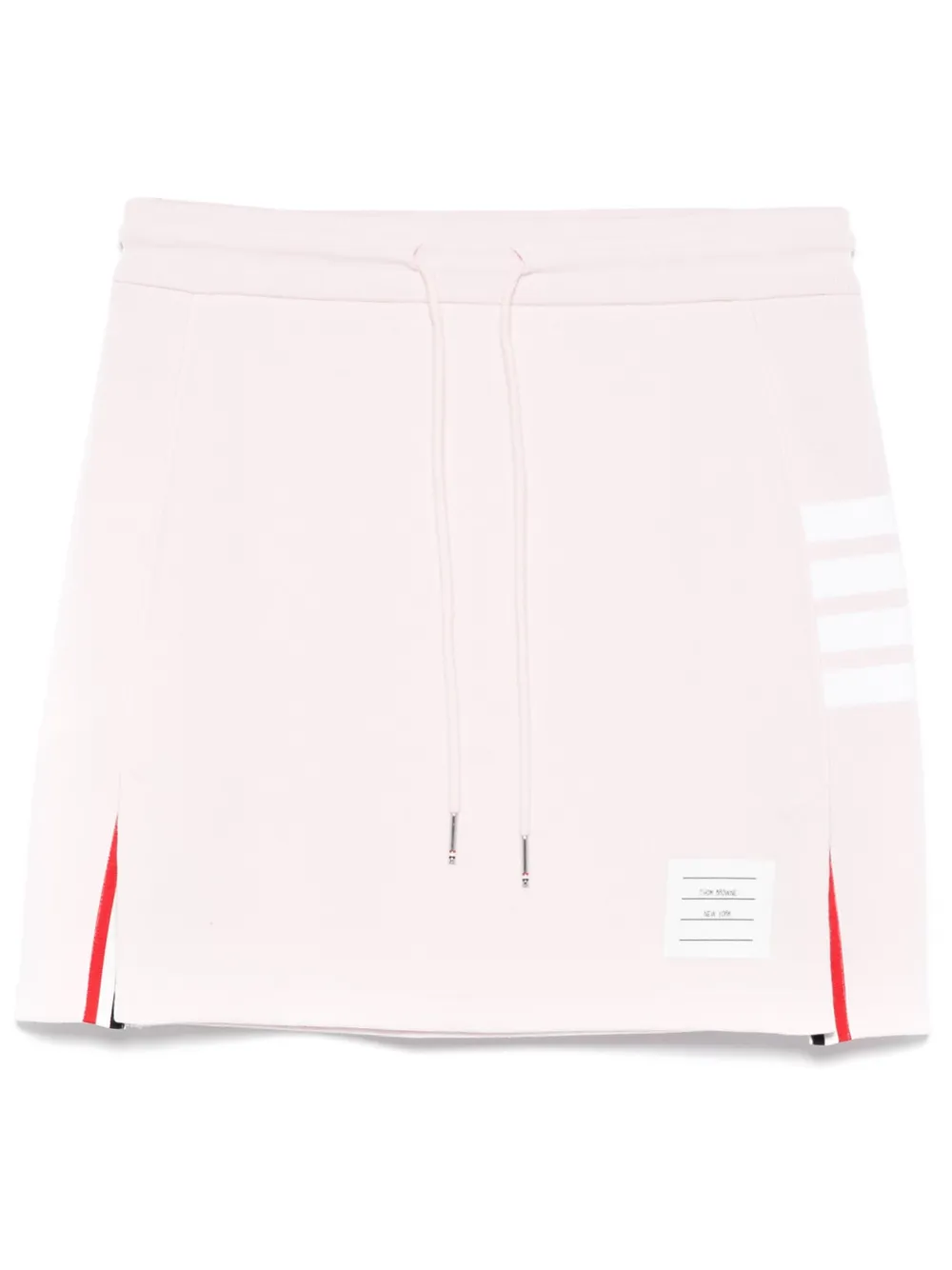 

Юбка мини с полосками 4-Bar THOM BROWNE, розовый