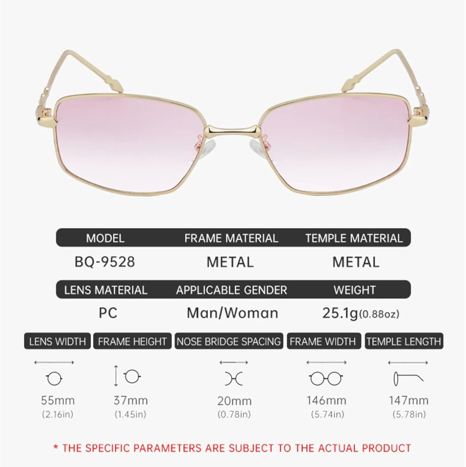 

Солнцезащитные очки в тонкой прямоугольной оправе для женщин и мужчин, роскошные, в винтажном ретро-стиле, с металлическим покрытием, модные TVTBBVV, C7goldwhite