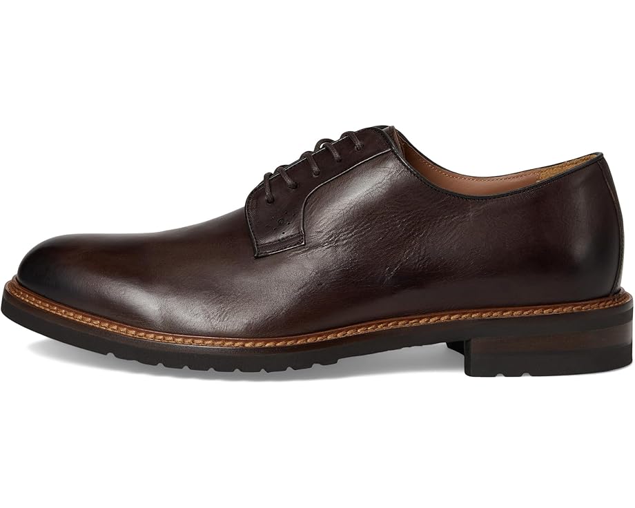 Мужские оксфорды Johnston & Murphy Collection Hartford Plain Toe, Dark Brown Italian Calfskin — фото 4