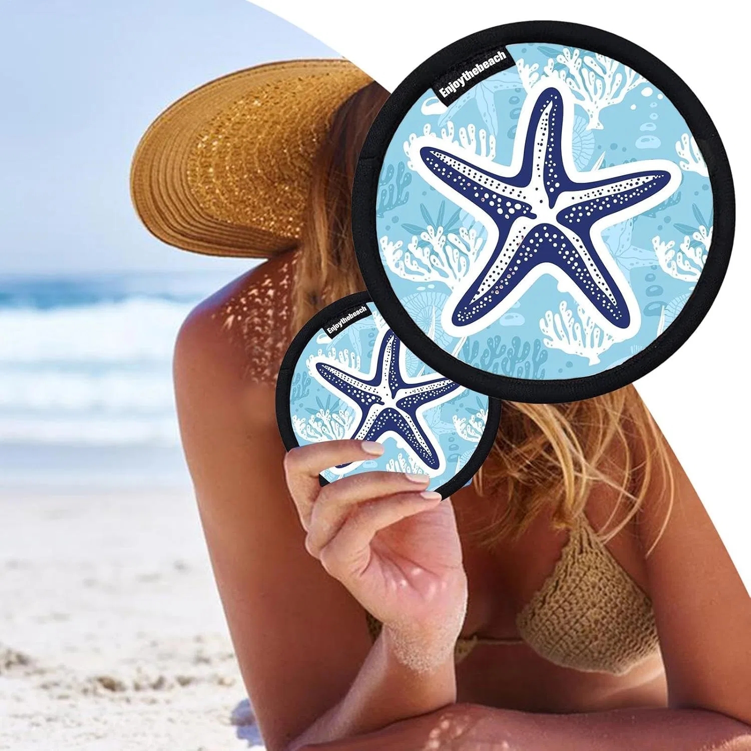 Многофункциональная щетка для удаления песка с пляжа Generic, Starfish — фото 2