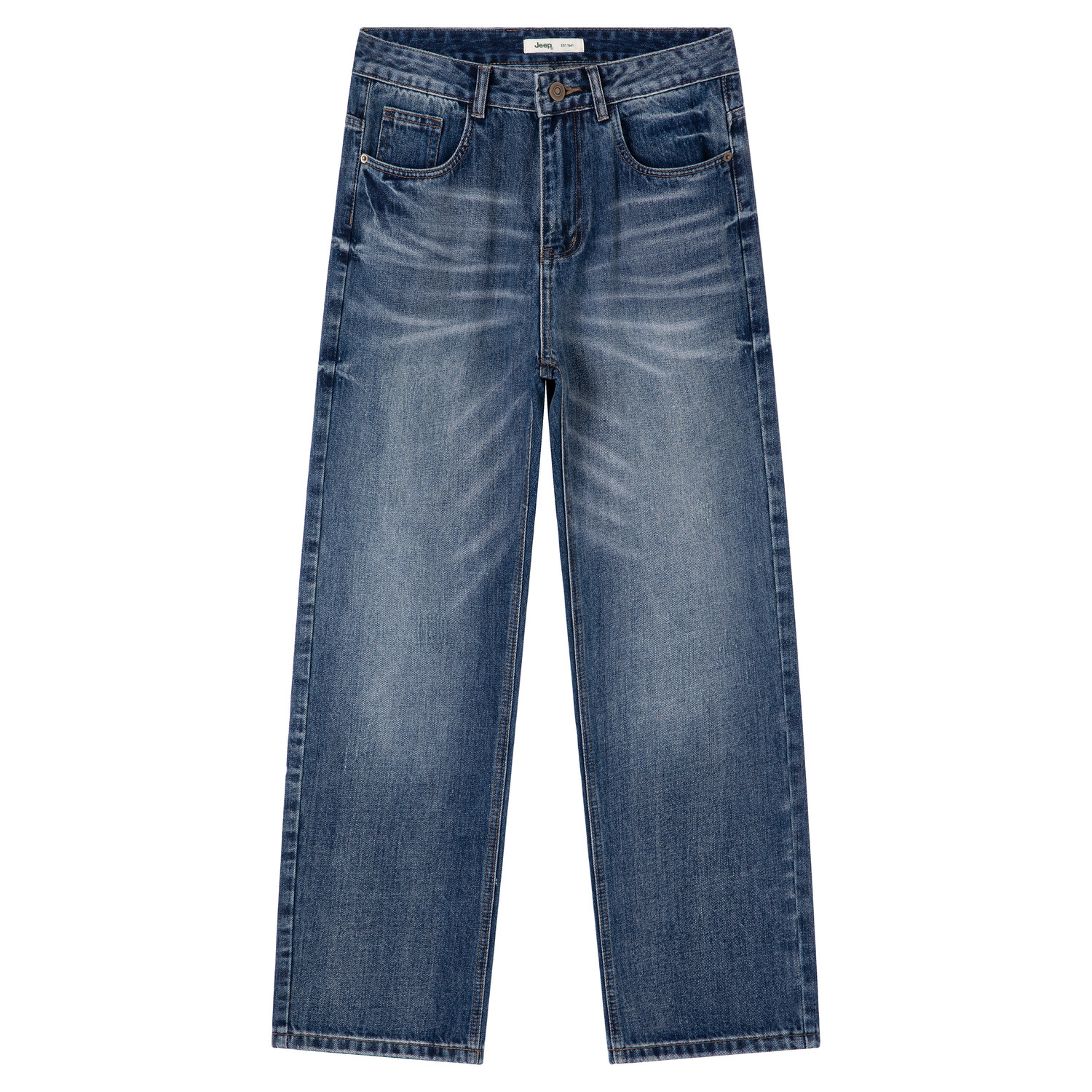 

Jeep Джинсы Unisex P755MWNO28 Blue Moderate Straight Fit