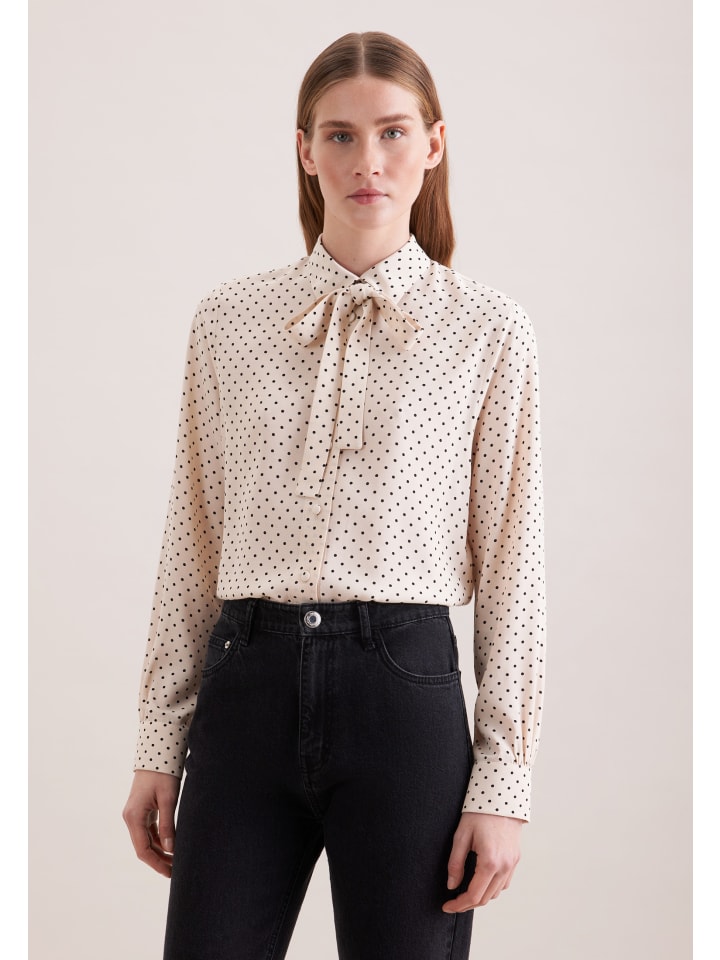 

Seidensticker Расклешенная блузка, прямого кроя, цвета экрю