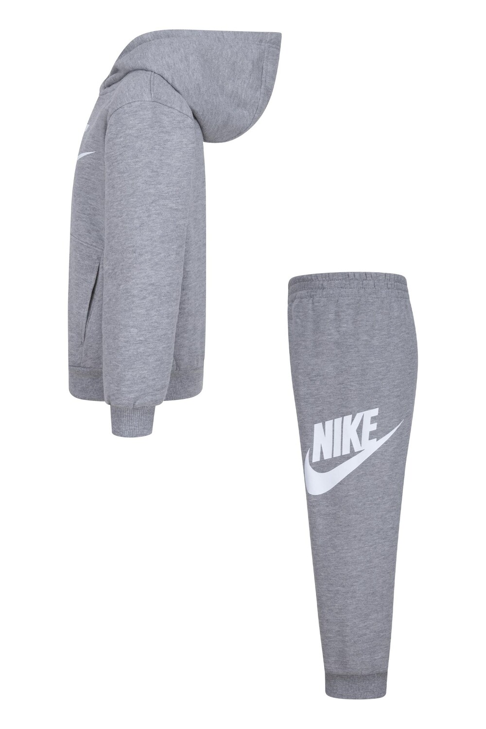Флисовый спортивный костюм Club для малышей Nike, серый — фото 4