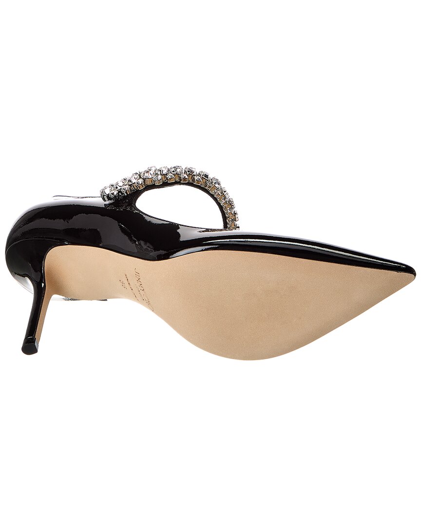 Jimmy Choo Bing 85 Patent Pump, черный — фото 4