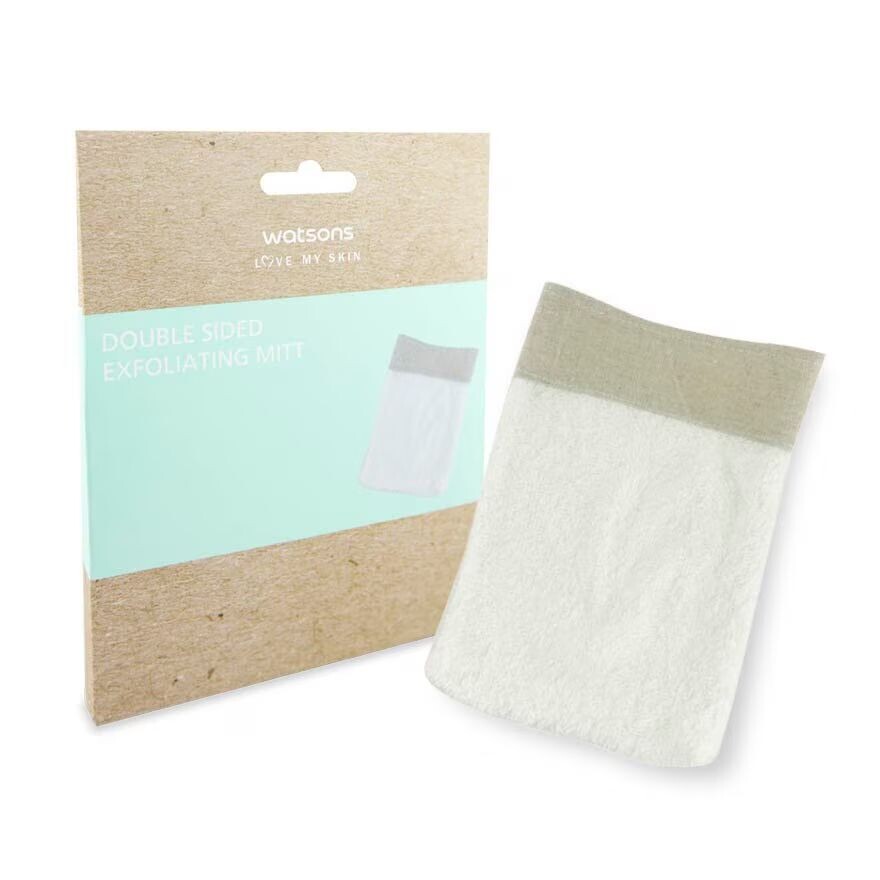 

Watsons Двусторонняя отшелушивающая рукавица, White
