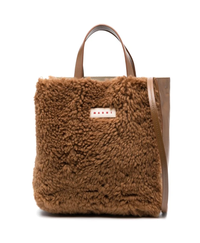 

Элегантная электронная сумочка aw23 Marni, коричневый