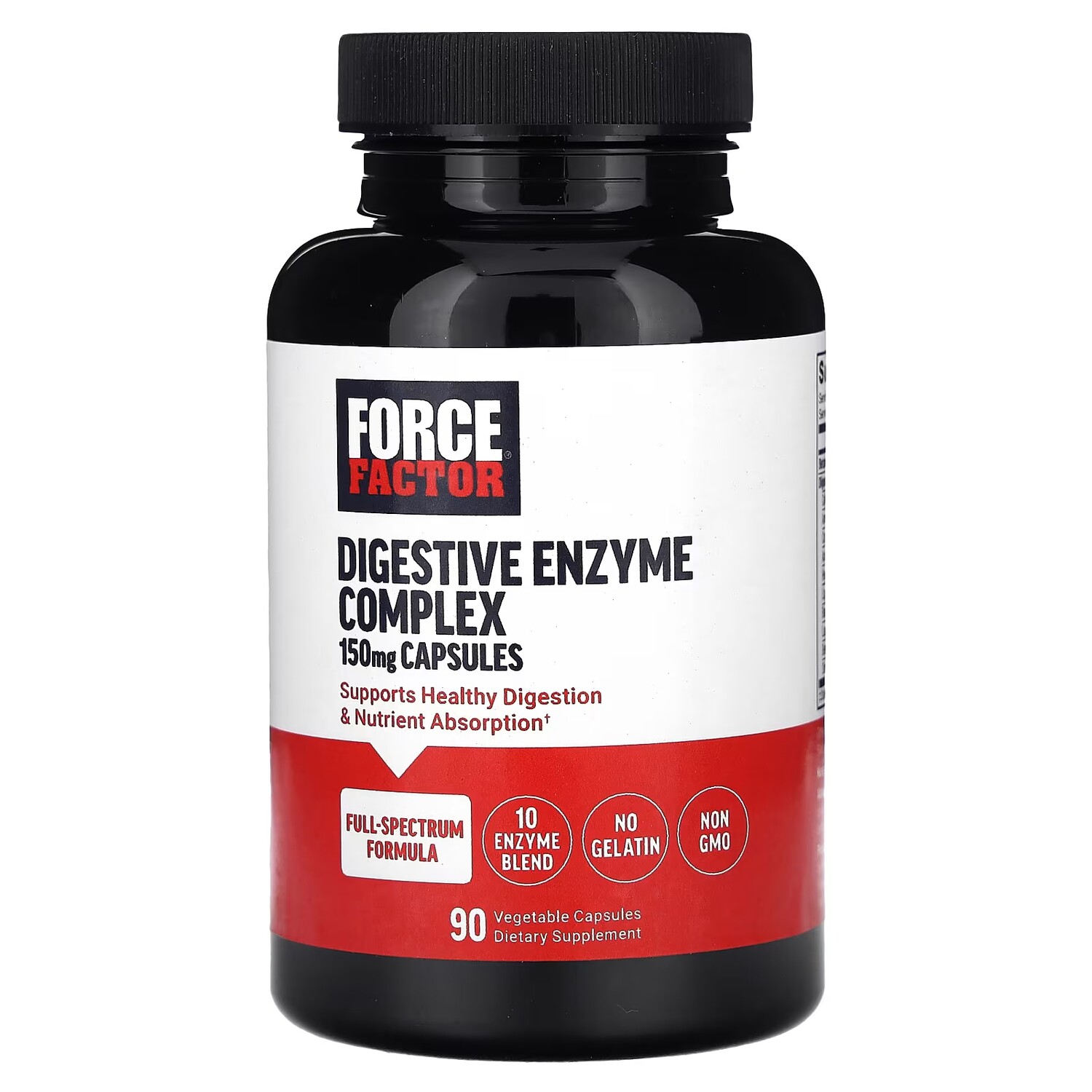 

Комплекс ферментов Force Factor 150 мг, 90 капсул