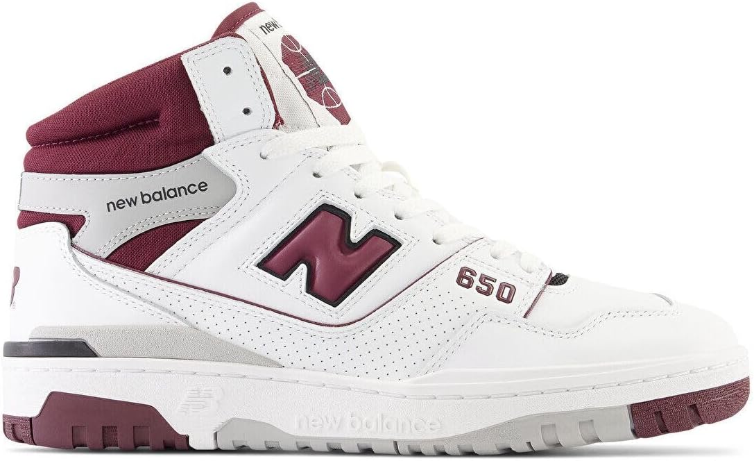 

Детские кроссовки New Balance 574 V1 на шнуровке, White Burgundy