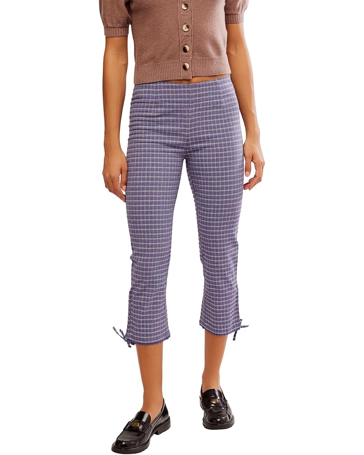 

Брюки Free People Feeling Flirty Slim Capri, цвет Navy Combo