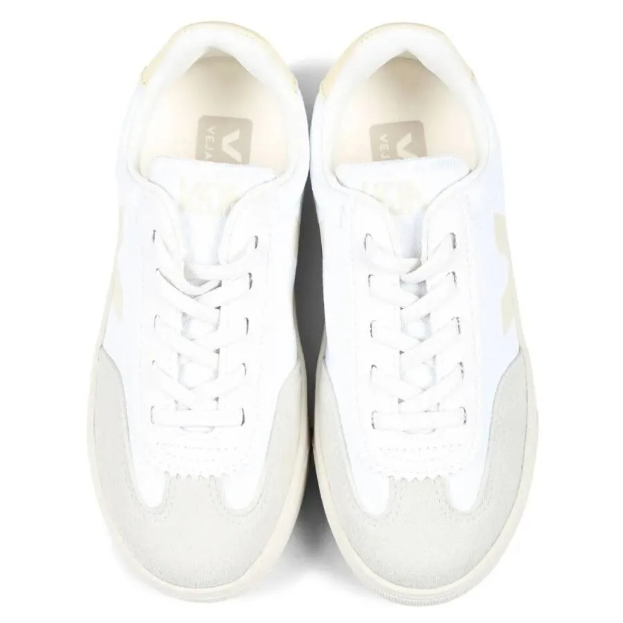 Кроссовки Veja Kids Volley с эластичными шнурками, белый — фото 4