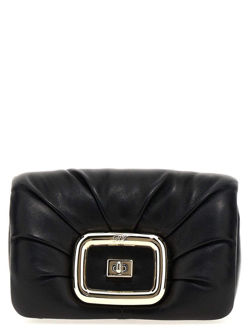 

Мини-сумка 'Viv' Choc' через плечо Roger Vivier, черный